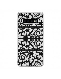 Coque Samsung S10 Abstrait Noir et Blanc - Irene Sneddon