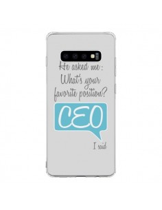 Coque Samsung S10 What's your favorite position CEO I...
