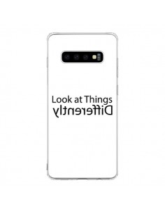 Coque Samsung S10 Look at Different Things Black - Shop...