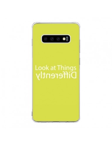 Coque Samsung S10 Look at Different Things Yellow - Shop Gasoline