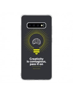 Coque Samsung S10 Creativity is contagious, Einstein -...