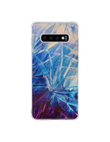 Coque Samsung S10 Fleurs Violettes françaises - Ebi Emporium