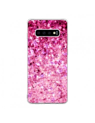 Coque Samsung S10 Romance Me Paillettes Roses - Ebi Emporium