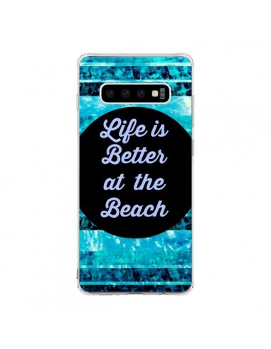 Coque Samsung S10 Life is Better at The Beach - Ebi Emporium