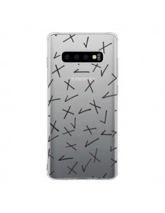 Coque Samsung S10 Cross Croix Check Transparente - Ebi...