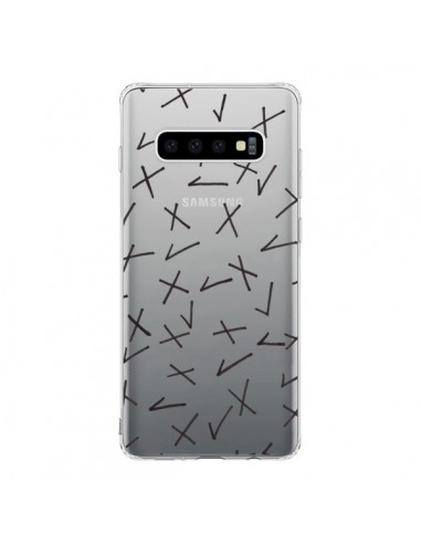 Coque Samsung S10 Cross Croix Check Transparente - Ebi Emporium