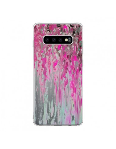 Coque Samsung S10 Tempête Rose Transparente - Ebi Emporium