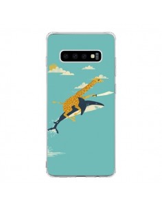 Coque Samsung S10 Girafe Epee Requin Volant - Jay Fleck