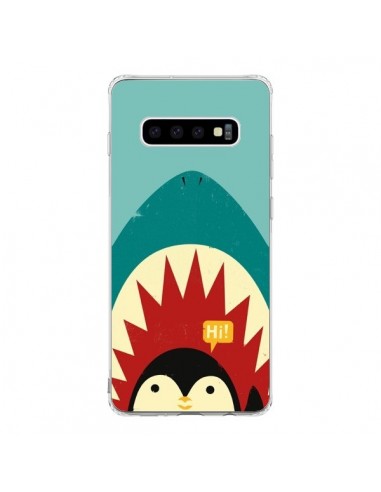Coque Samsung S10 Pingouin Requin - Jay Fleck