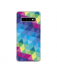 Coque Samsung S10 Azteque Gheo Bleu - Javier Martinez
