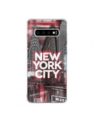 Coque Samsung S10 New York City Rouge - Javier Martinez