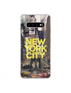 Coque Samsung S10 New York City Jaune - Javier Martinez