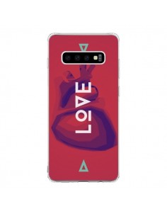 Coque Samsung S10 Love Coeur Triangle Amour - Javier...