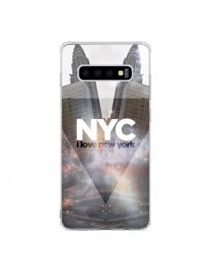 Coque Samsung S10 I Love New York City Gris - Javier...