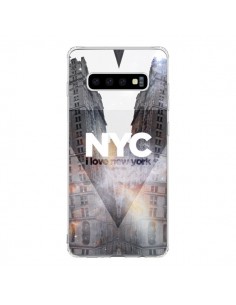 Coque Samsung S10 I Love New York City Orange - Javier...