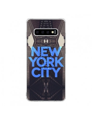 Coque Samsung S10 New York City Bleu - Javier Martinez
