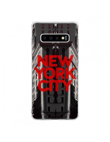 Coque Samsung S10 New York City Rouge - Javier Martinez