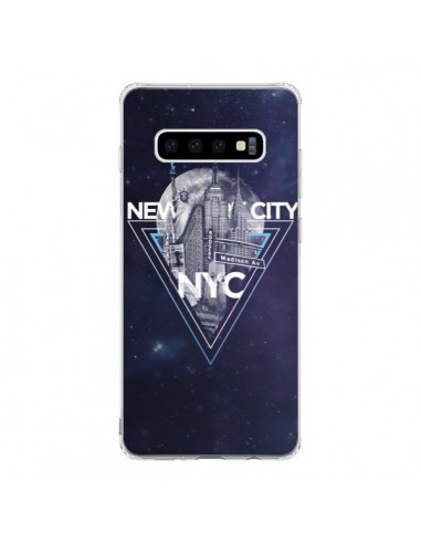 Coque Samsung S10 New York City Triangle Bleu - Javier Martinez