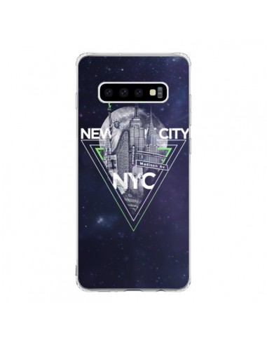 Coque Samsung S10 New York City Triangle Vert - Javier Martinez