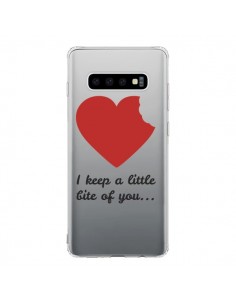 Coque Samsung S10 I keep a little bite of you Love Heart...