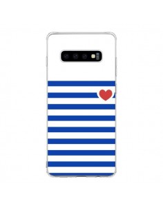 Coque Samsung S10 Mariniere Coeur - Jonathan Perez