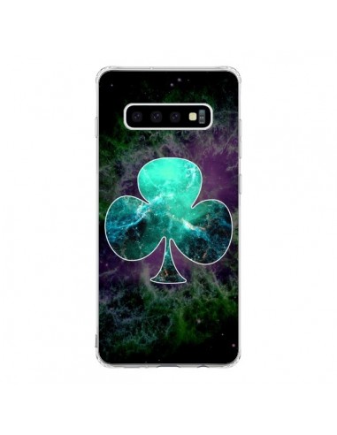 Coque Samsung S10 Nebula Club Trèfle Galaxie - Jonathan Perez