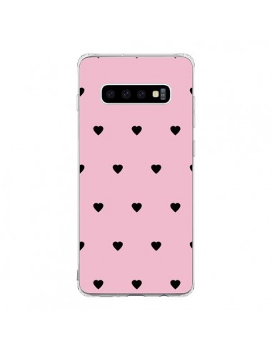 Coque Samsung S10 Coeurs Roses - Jonathan Perez