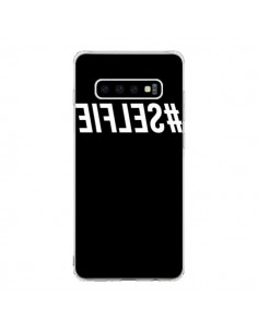 Coque Samsung S10 Hashtag Selfie Blanc Inversé - Jonathan...