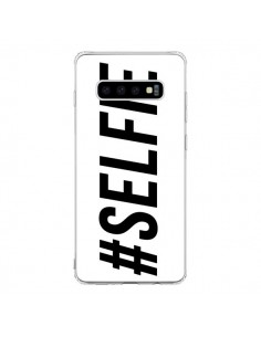 Coque Samsung S10 Hashtag Selfie Blanc Horizontal -...