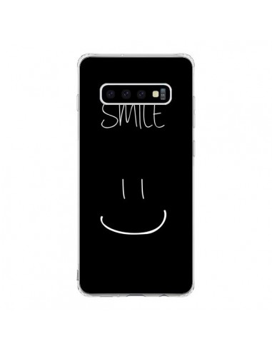 Coque Samsung S10 Smile Souriez Noir - Jonathan Perez