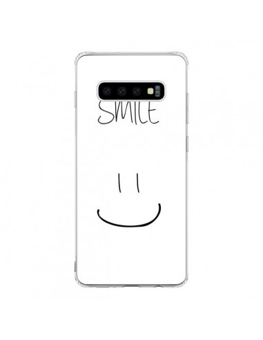 Coque Samsung S10 Smile Souriez en Blanc - Jonathan Perez