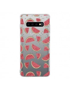 Coque Samsung S10 Pasteques Watermelon Fruit Transparente...