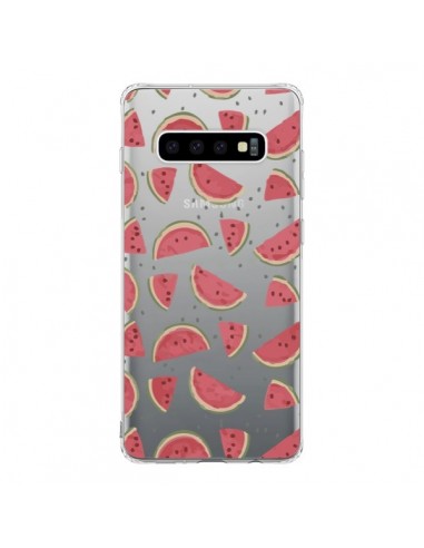 Coque Samsung S10 Pasteques Watermelon Fruit Transparente - Dricia Do