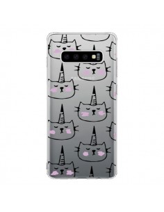 Coque Samsung S10 Licorne Unicorn Dessin Transparente -...