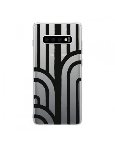 Coque Samsung S10 Geometric Noir Transparente - Dricia Do