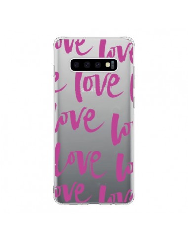 Coque Samsung S10 Love Love Love Amour Transparente - Dricia Do