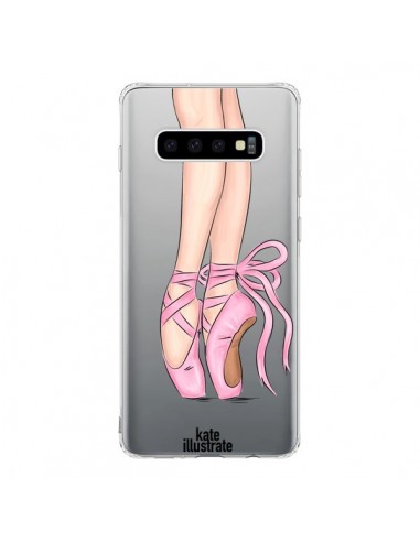 Coque Samsung S10 Ballerina Ballerine Danse Transparente - kateillustrate