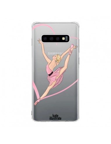 Coque Samsung S10 Ballerina Jump In The Air Ballerine Danseuse Transparente - kateillustrate
