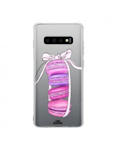 Coque Samsung S10 Macarons Pink Purple Rose Violet...