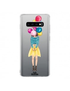 Coque Samsung S10 Girls Balloons Ballons Fille...