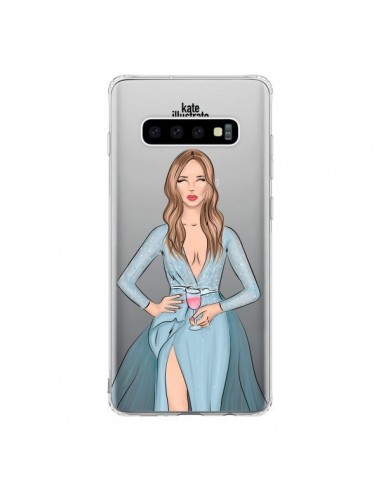 Coque Samsung S10 Cheers Diner Gala Champagne Transparente - kateillustrate