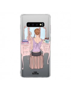 Coque Samsung S10 Vanity Coiffeuse Make Up Transparente -...