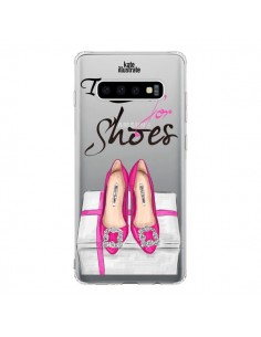 Coque Samsung S10 I Work For Shoes Chaussures...