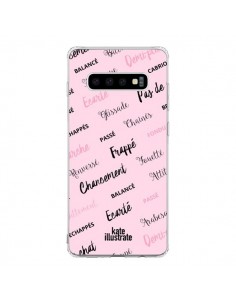 Coque Samsung S10 Ballerina Ballerine Mots - kateillustrate