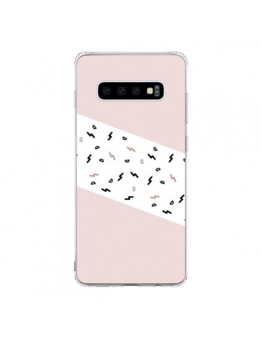 Coque Samsung S10 Festive Pattern Rose - Koura-Rosy Kane