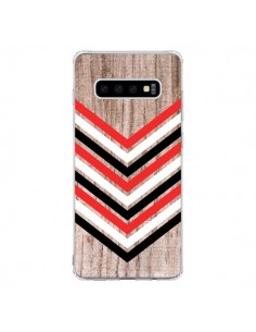 Coque Samsung S10 Tribal Aztèque Bois Wood Flèche Rouge...