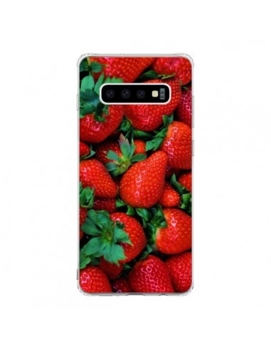 Coque Samsung S10 Fraise Strawberry Fruit - Laetitia