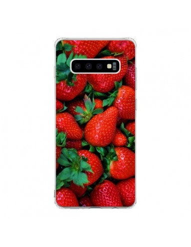 Coque Samsung S10 Fraise Strawberry Fruit - Laetitia