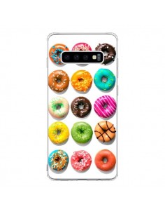 Coque Samsung S10 Donuts Multicolore Chocolat Vanille -...