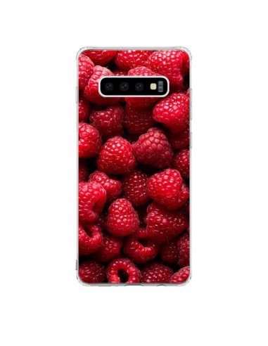 Coque Samsung S10 Framboise Raspberry Fruit - Laetitia